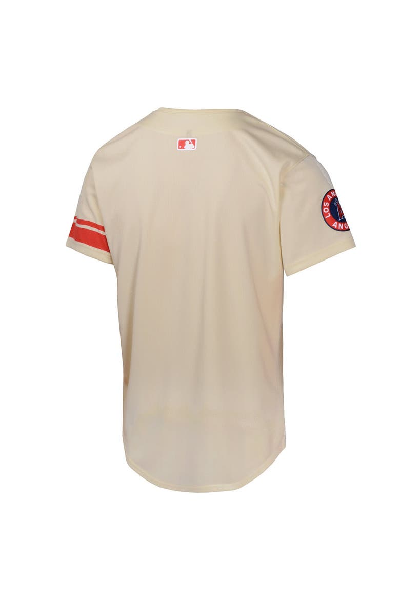 Youth Nike  Cream Los Angeles Angels City Connect Limited Jersey, Alternate, color, Cream
