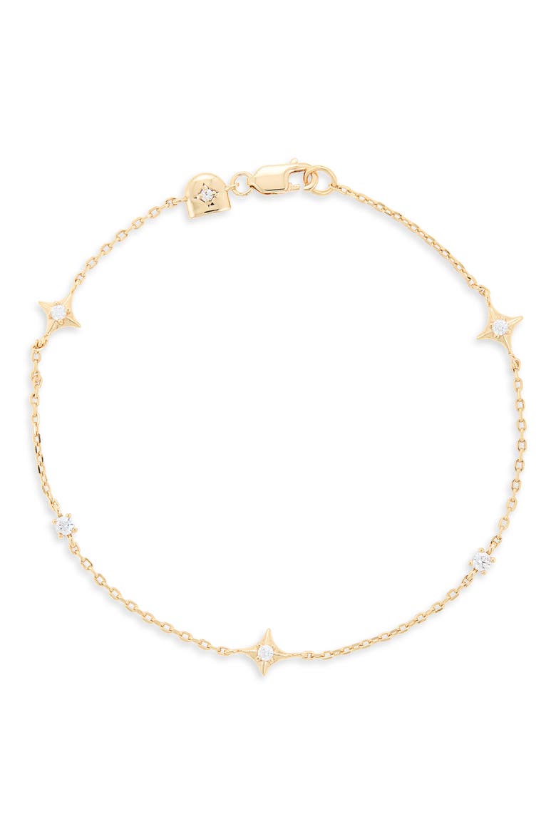 Cosmic Star Charm Bracelet, Main, color, GOLD