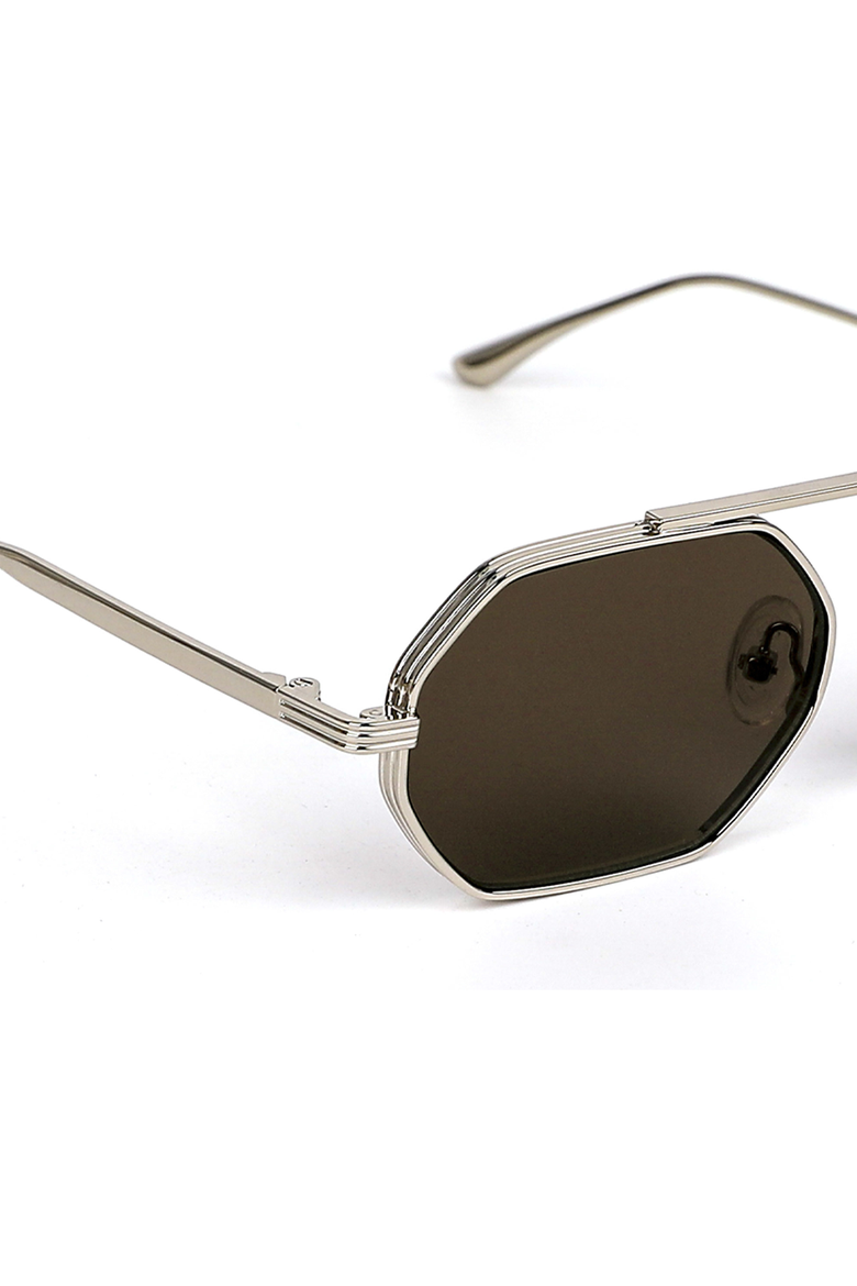 Magari 51mm Metal Frame Sunglasses, Alternate, color, Brown