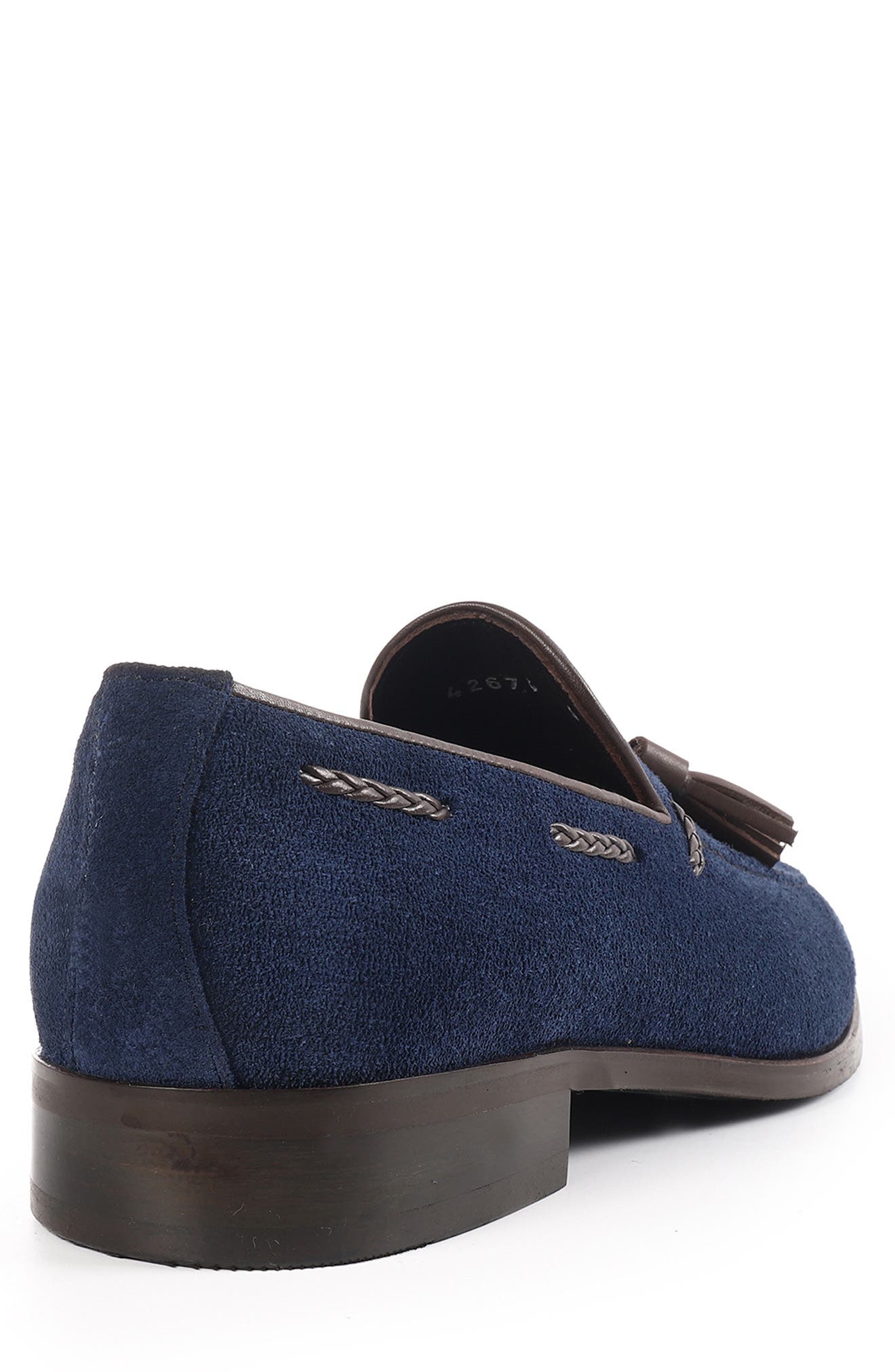 Virginia Tassel Loafer, Alternate, color, NAVY BLUE
