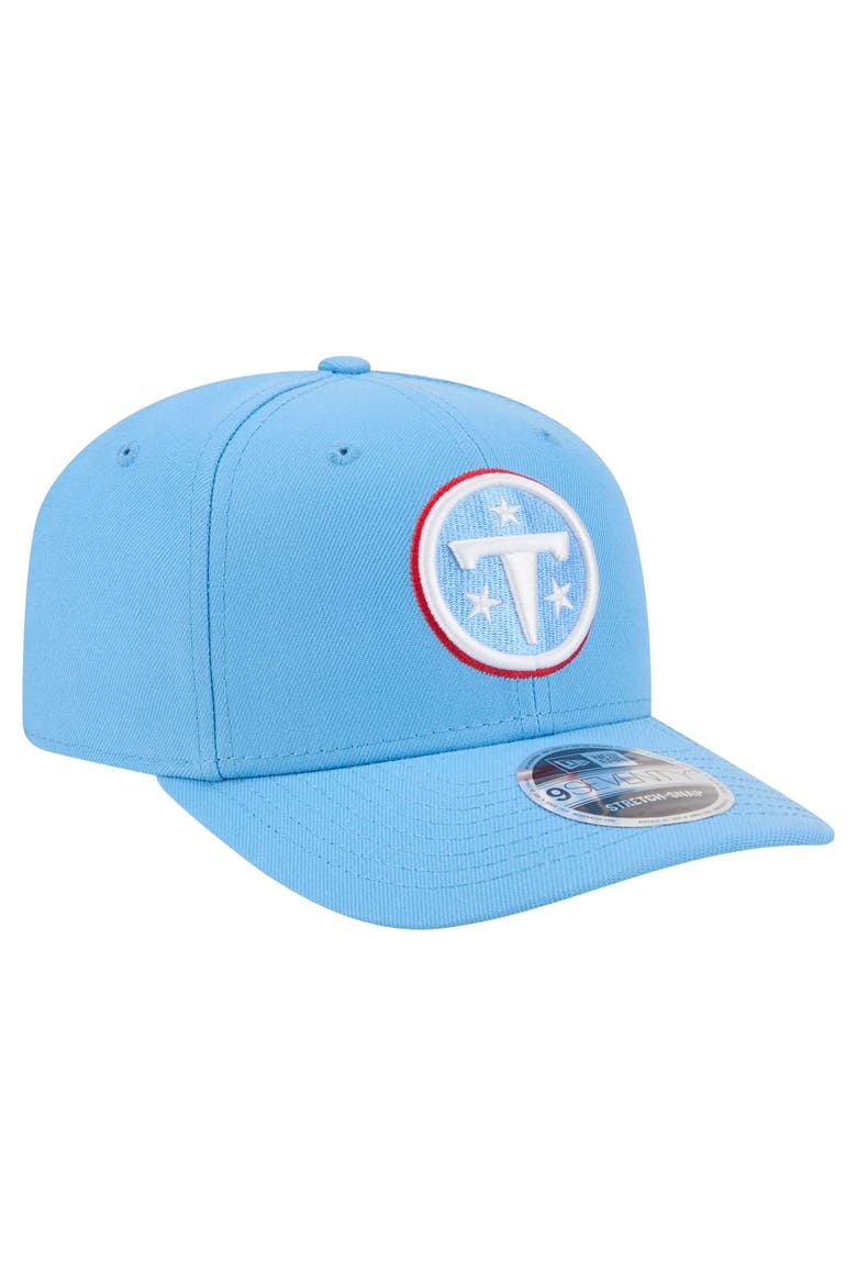 Men's New Era  Light Blue Tennessee Titans  9SEVENTY Adjustable Hat, Alternate, color, Light Blue