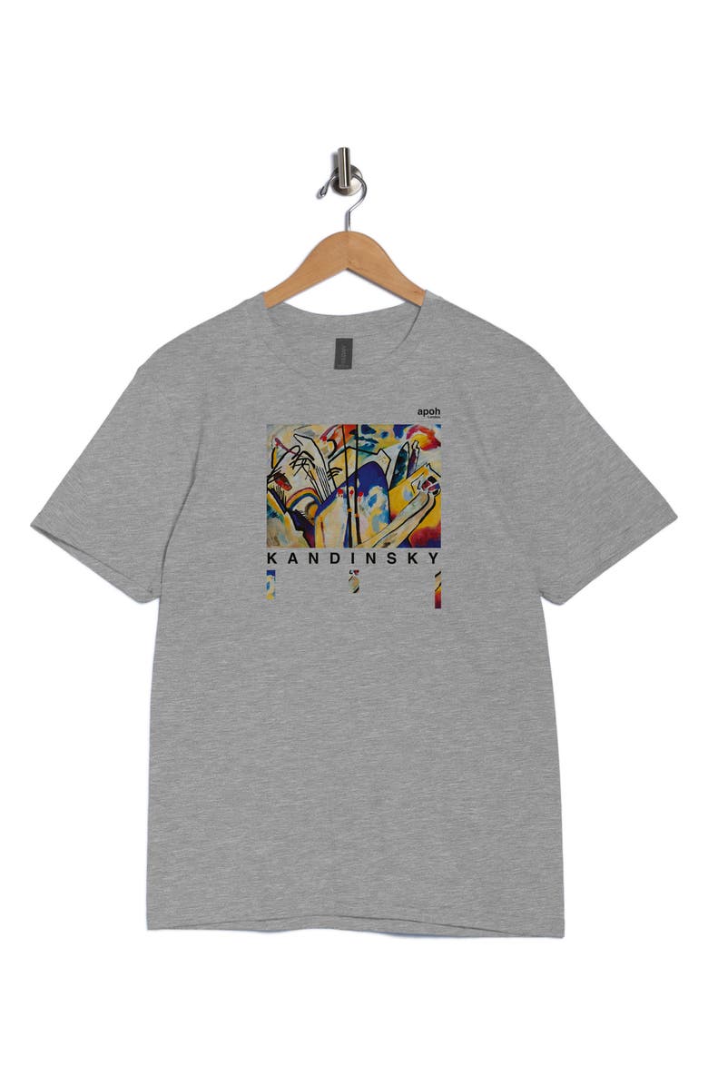 Monster Digital Kandinsky Graphic T-Shirt, Alternate, color, Sport Grey