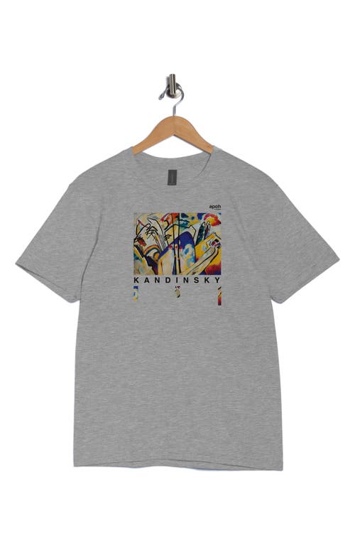 Monster Digital Kandinsky Graphic T-shirt In Gray