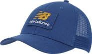 New Balance Stacked Patch Logo Trucker Hat