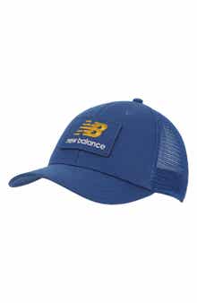 New Balance Stacked Patch Logo Trucker Hat