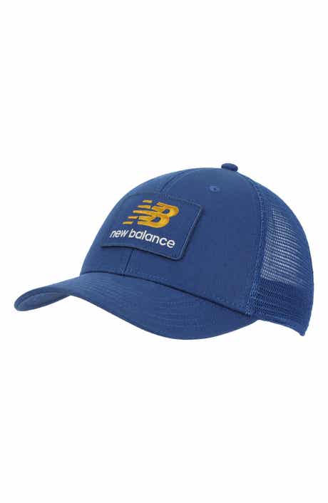 New Balance Stacked Patch Logo Trucker Hat