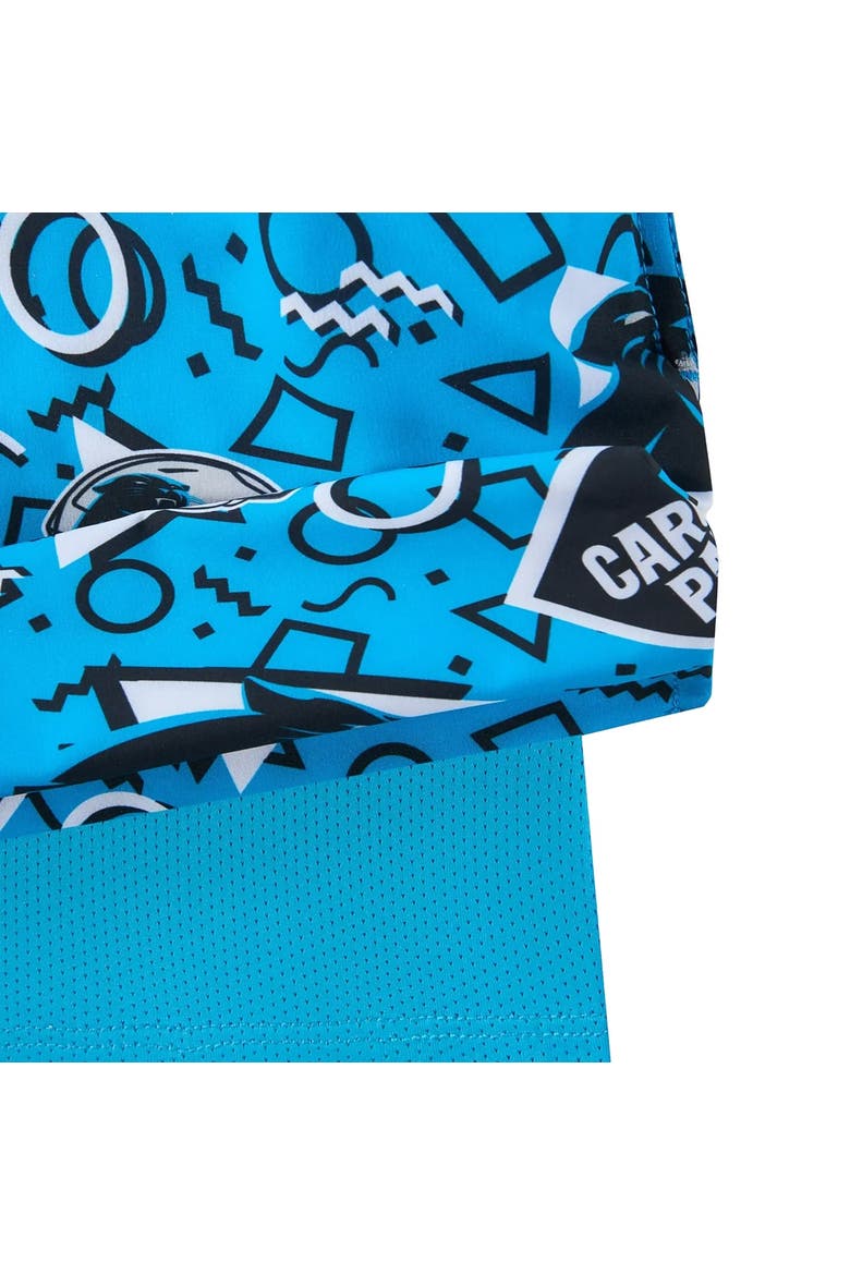 Men's Chubbies Blue Carolina Panthers Game Day Fit Classic Lined Swim Trunks, Alternate, color, Blue