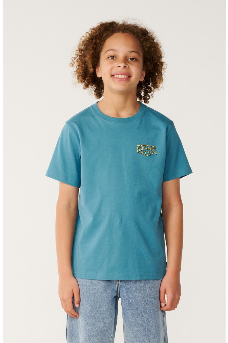 Kids' Rip Curl Air Shred Graphic Tee, Main, color, DUSTY JADE