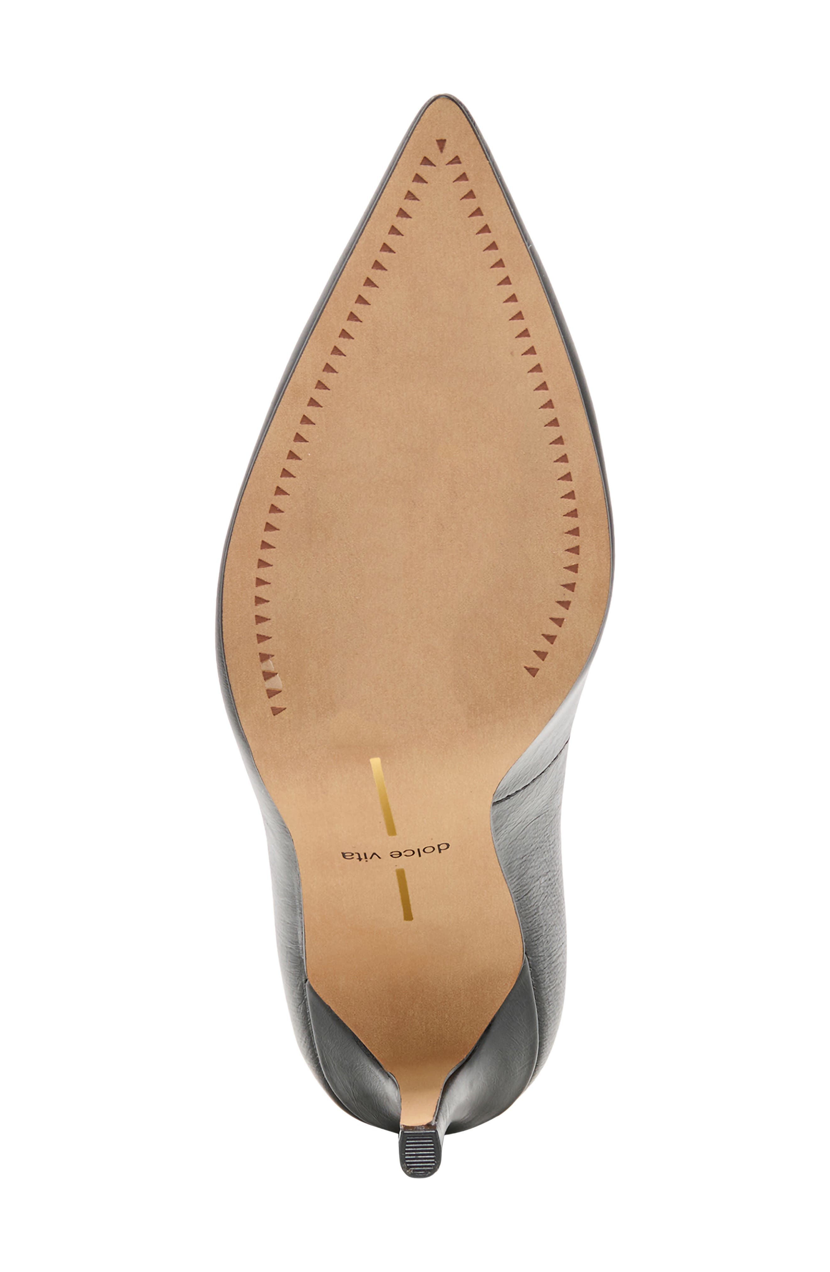 Emani Leather Pump, Alternate, color, BLACK LEATHER