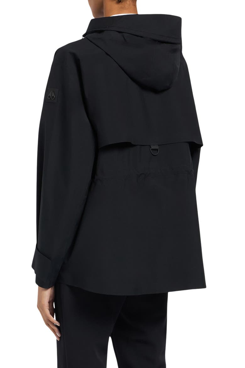 Laurier Waterproof Ripstop Jacket, Alternate, color, BLACK