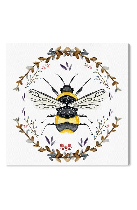 Bumble Bee Canvas Wall Art