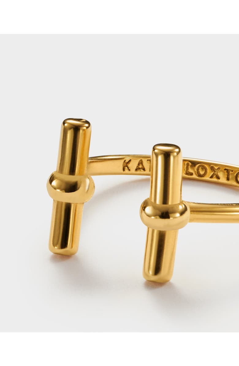 Katie Loxton Themis Waterproof Gold T-Bar Ring, Alternate, color, Gold