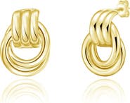 The Lovery Fine Jewelry Gold Doorknocker Stud Earring