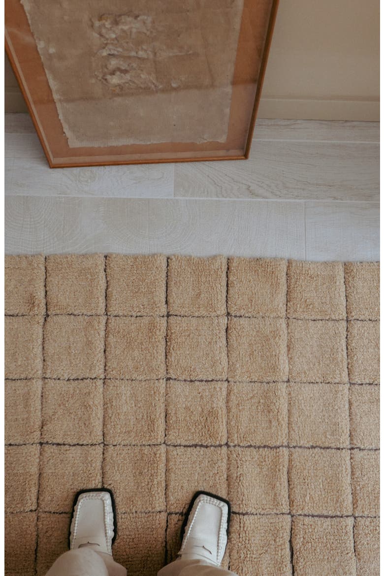 WoolableMosaic Washable Wool Rug Runner, Alternate, color, AMBER