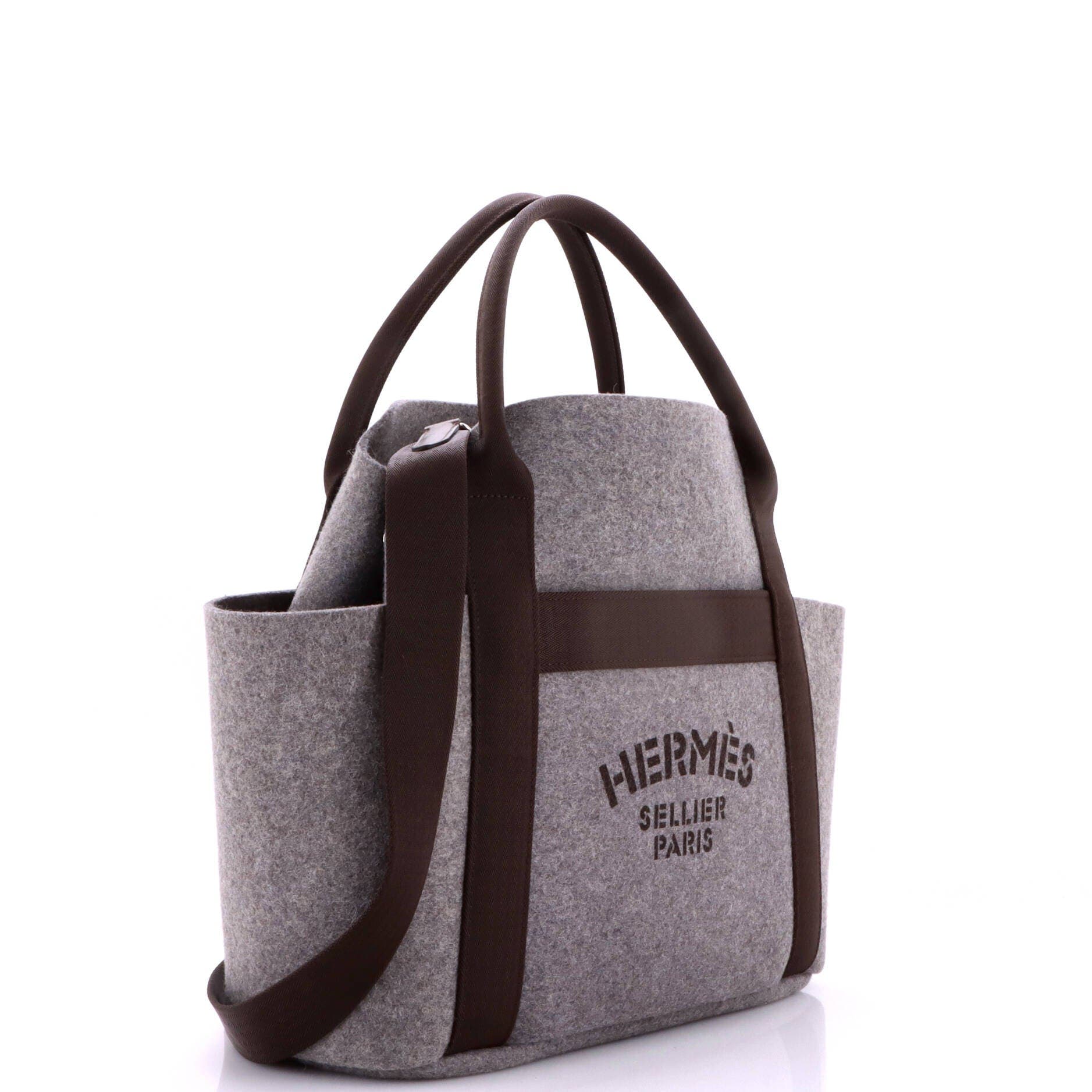 Sac De Pansage Groom Handbag Felt, Alternate, color, Green
