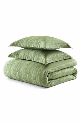 Faux Bois Jacquard Duvet Cover Set