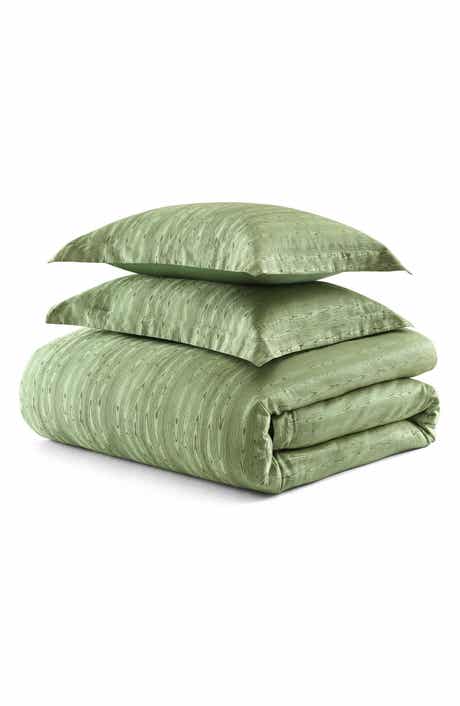Faux Bois Jacquard Duvet Cover Set