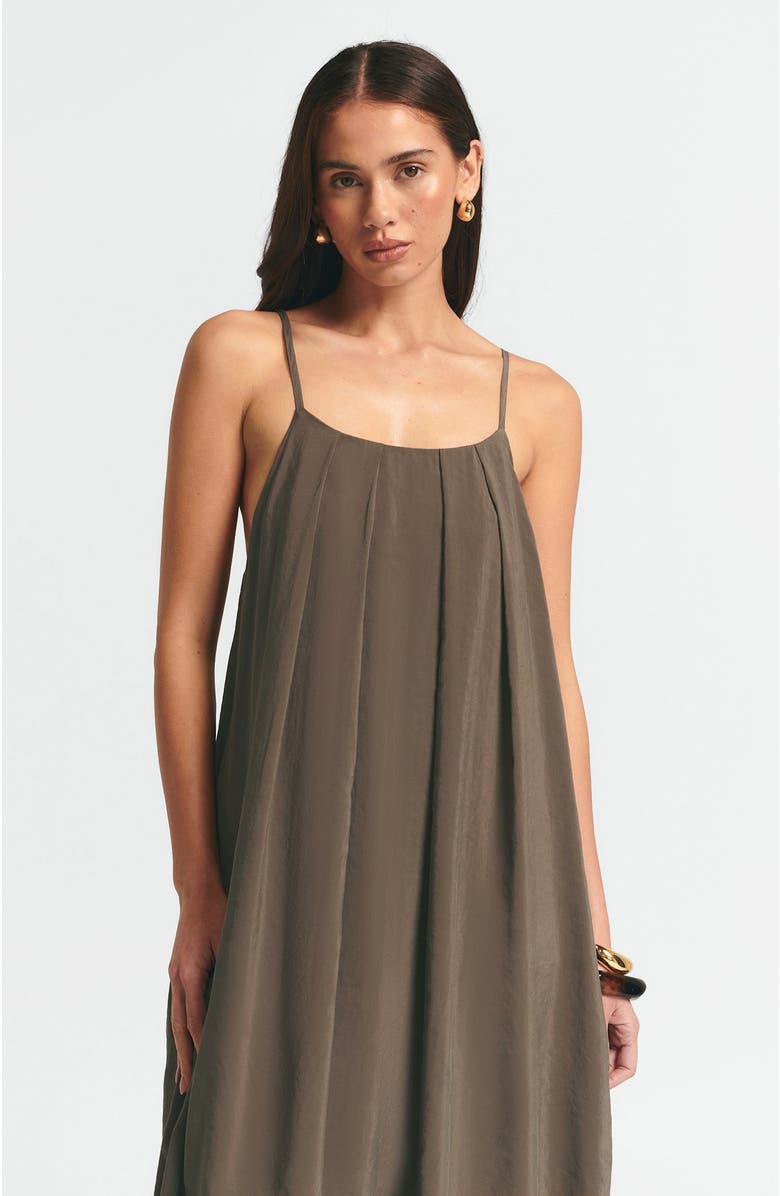 ST MRLO Avalon Midi Dress, Alternate, color, Dark Truffle