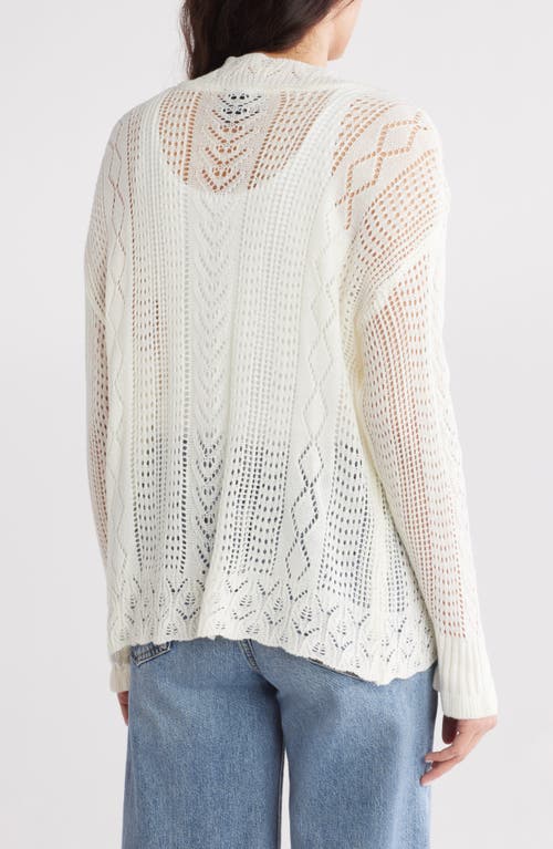 FORGOTTEN GRACE FORGOTTEN GRACE OPEN STITCH CARDIGAN