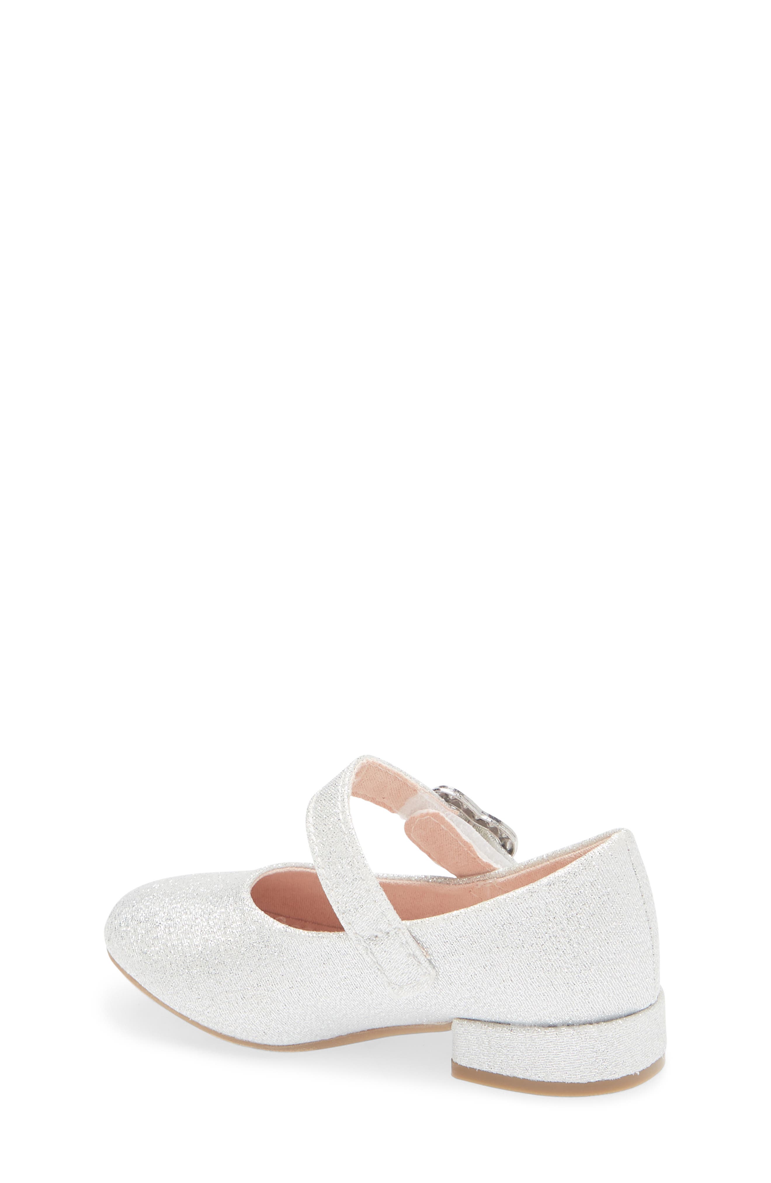 NORDSTROM RACK Kids' Leighton Mary Jane Dress Pump, Alternate, color, Silver Glitter