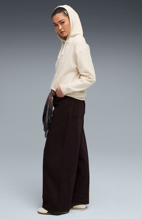 Puma Essentials Small No. 1 Logo Hoodie In White