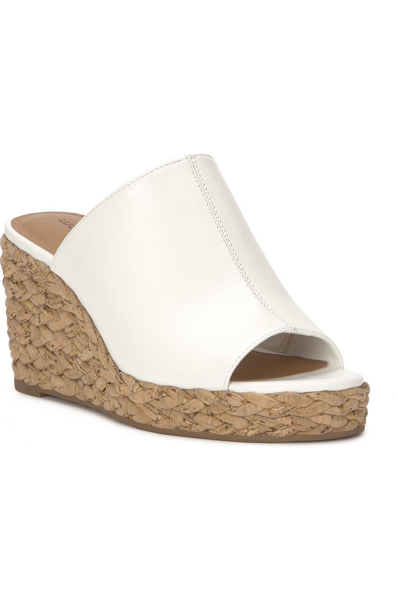 Lucky Brand Cabriah Wedge Slide Sandal, Main, color, White