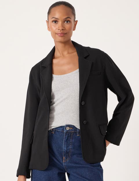 Relaxed Ponte Blazer