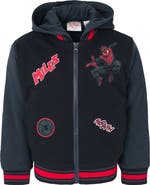 Marvel Spider-Man Varsity Hooded Bomber Jacket