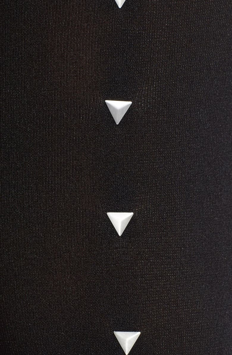 Vince Camuto Studded Back Seam Tights, Alternate, color, 