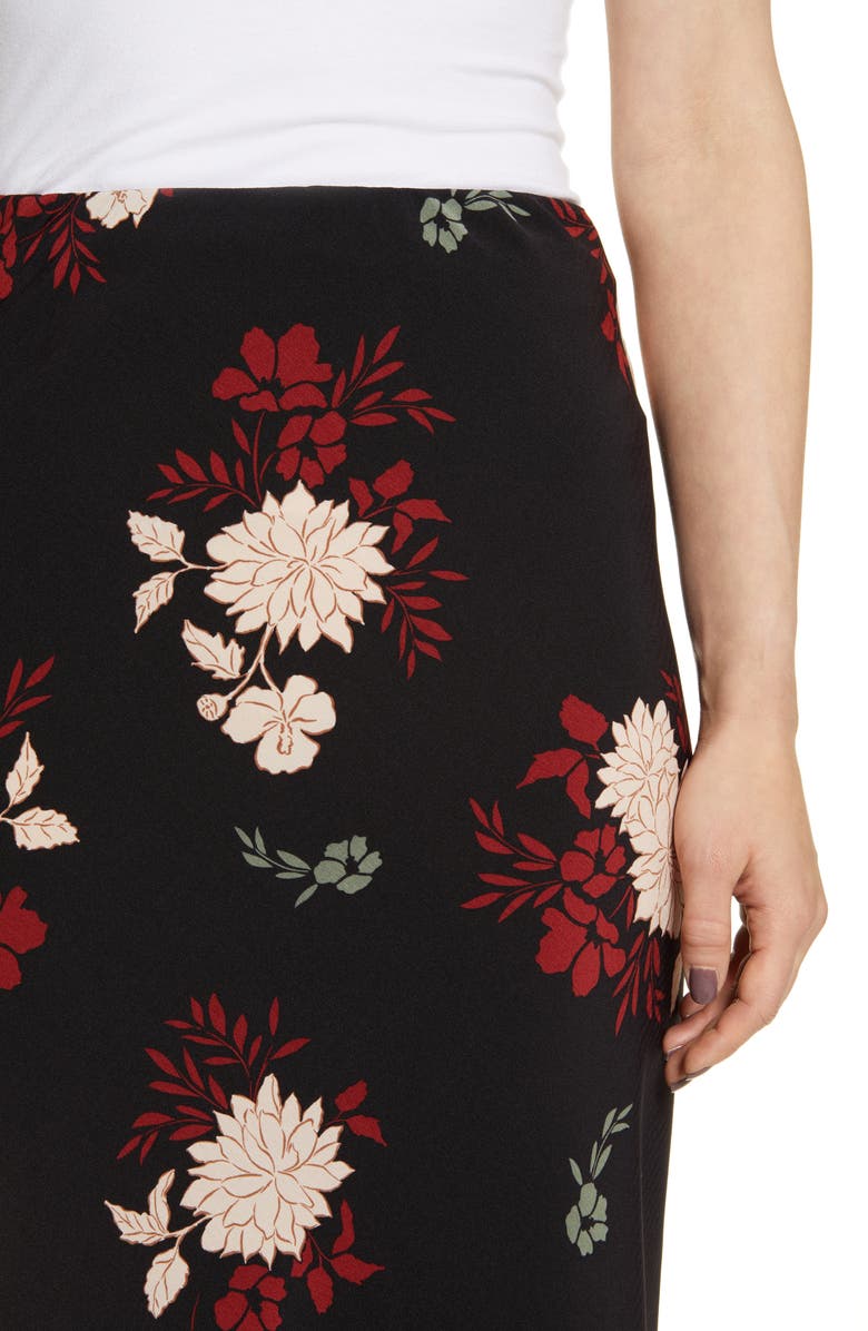 Bobeau Courtney Bias Cut Skirt, Alternate, color,