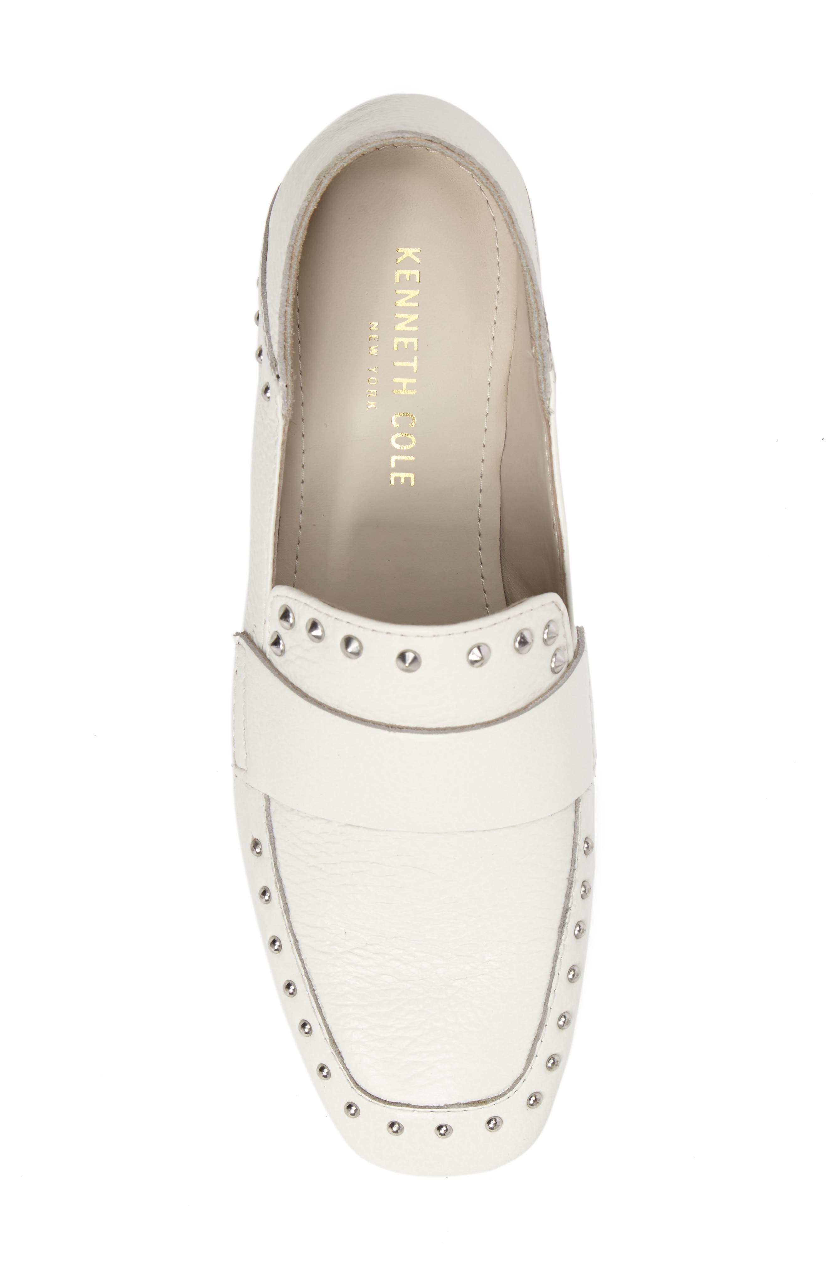 Bowan 2 Convertible Drop Heel Loafer, Alternate, color, WHITE LEATHER