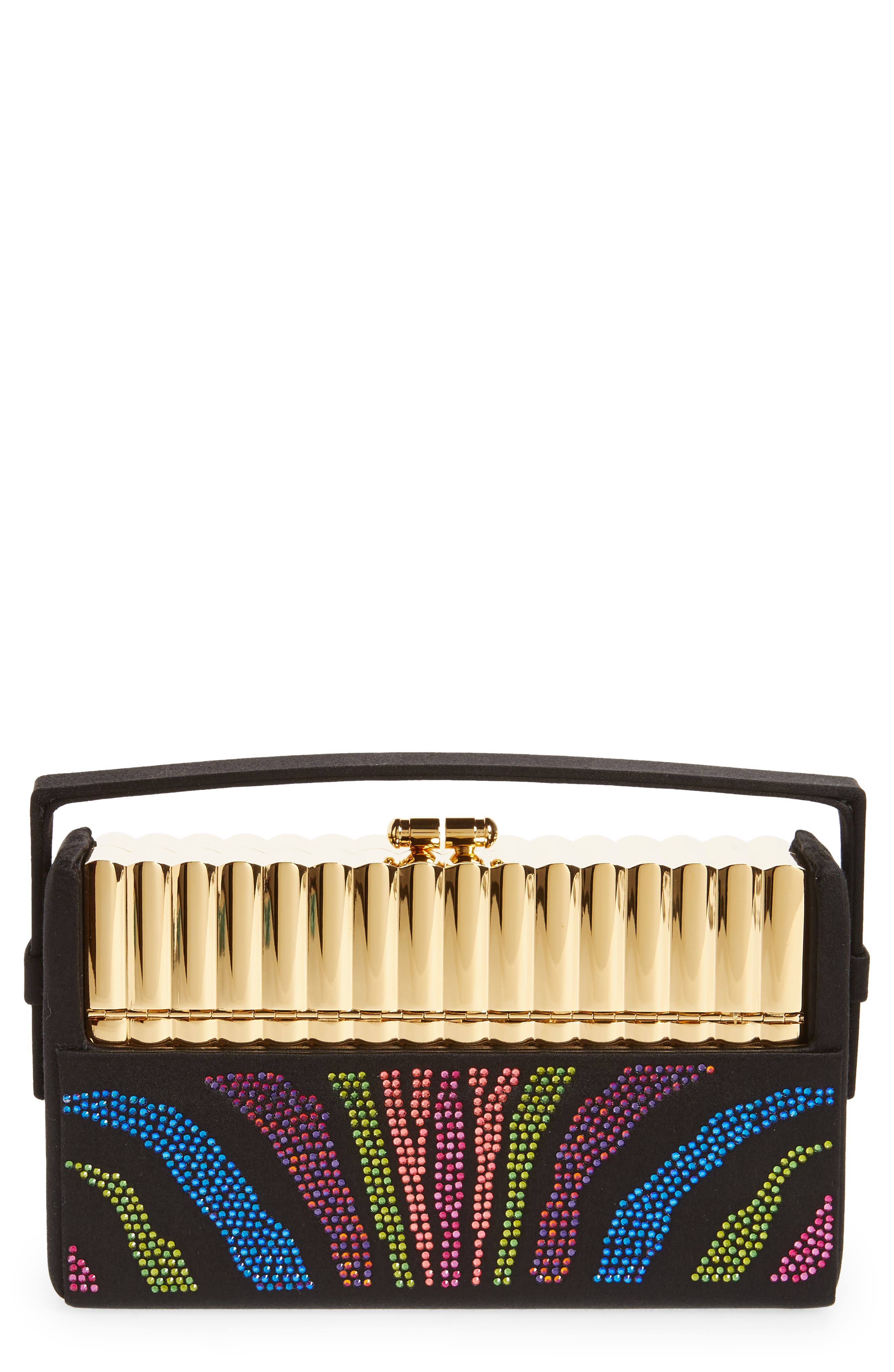 Bienen Davis x Aureta Xenon Minaudière Top Handle Bag, Main, color, 