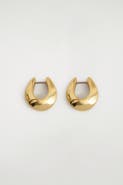 COS Domed Mini Hoop Earrings