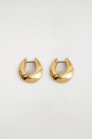 COS Domed Mini Hoop Earrings