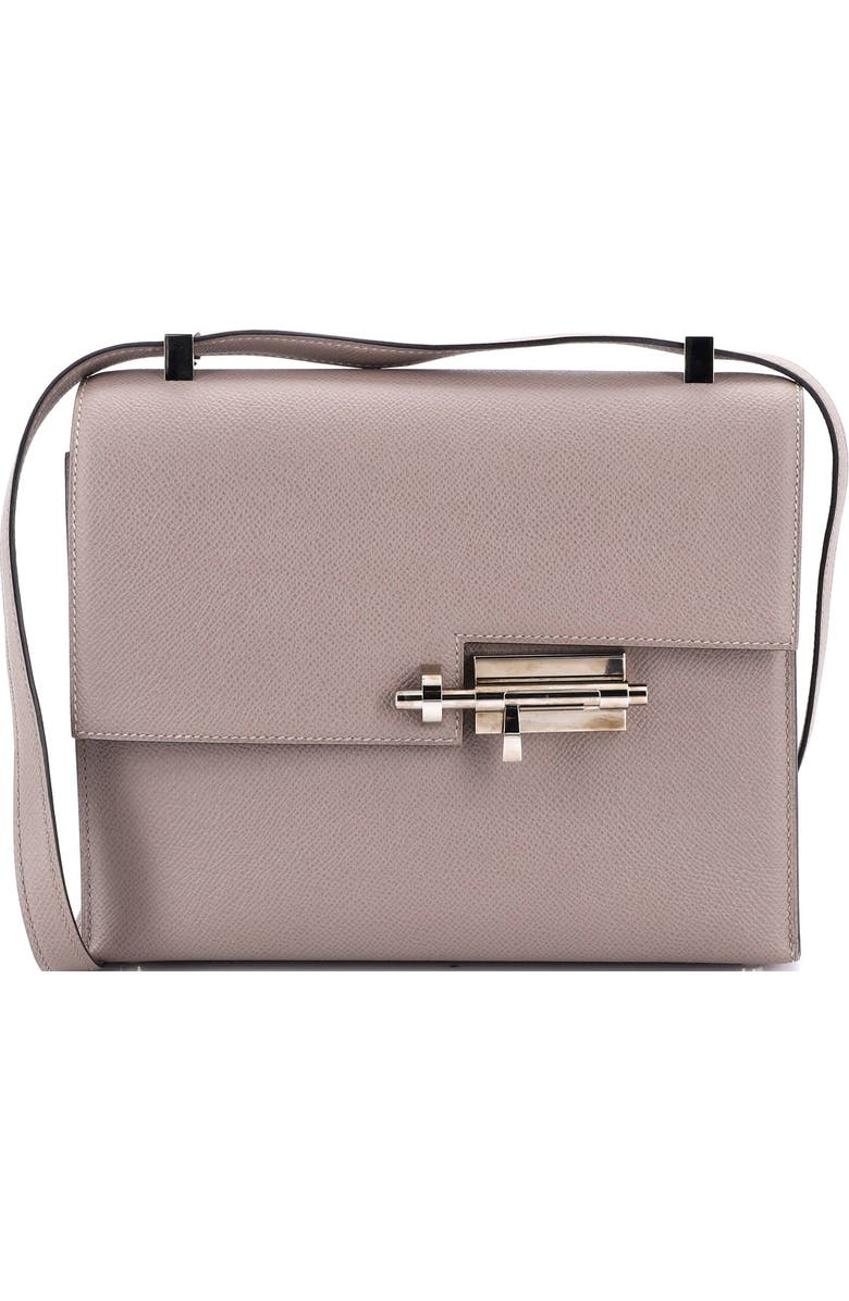 Pre-Owned Hermes Verrou Bag Epsom 21, Main, color, Gris Asphalte