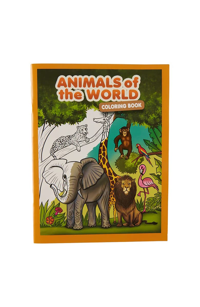 Three Little Twigs Animals of The World Coloring Books 16 Piece Bundle, Alternate, color,