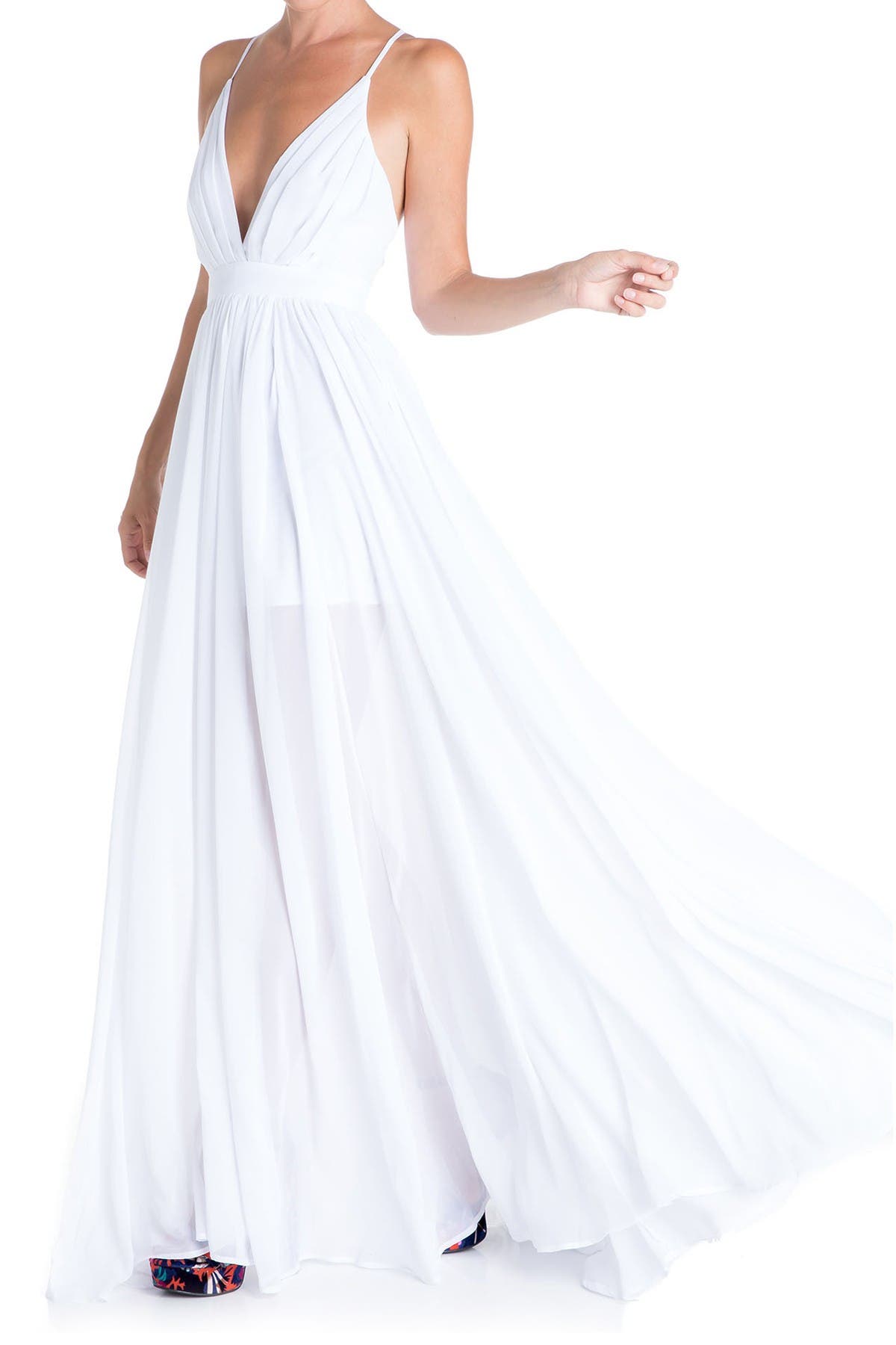 MEGHAN LA Enchanted Garden Maxi Dress (Women) | Nordstromrack