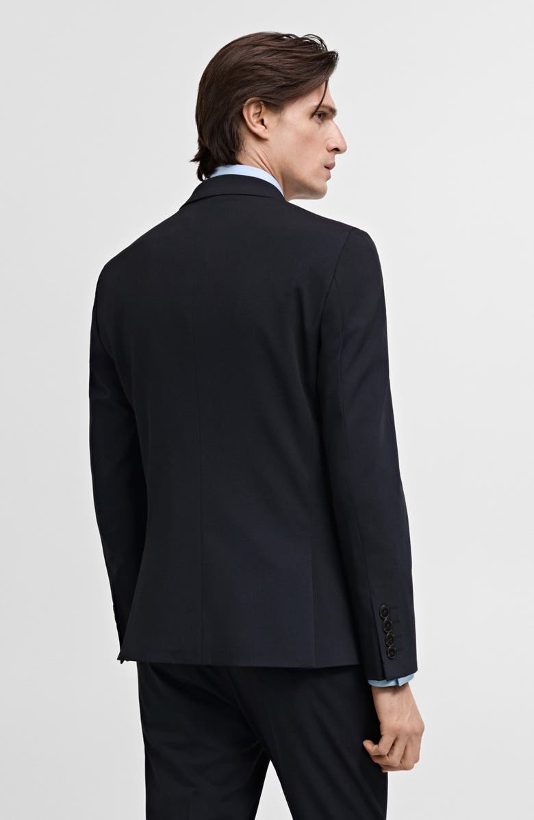 MANGO Superslim Fit Stretch Sport Coat, Alternate, color, Deep Navy