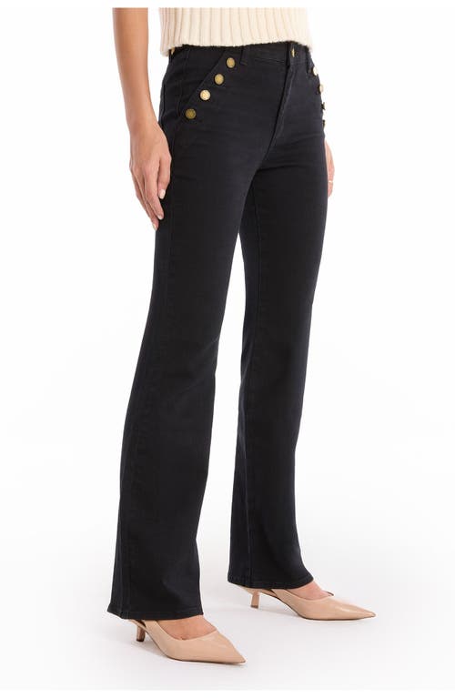 The Noli Shop Allegra Bootcut Jean In Black