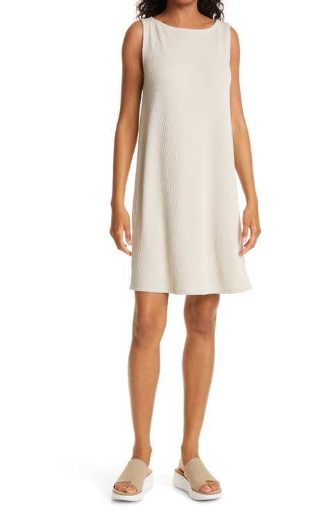 Bateau Neck Shift Dress