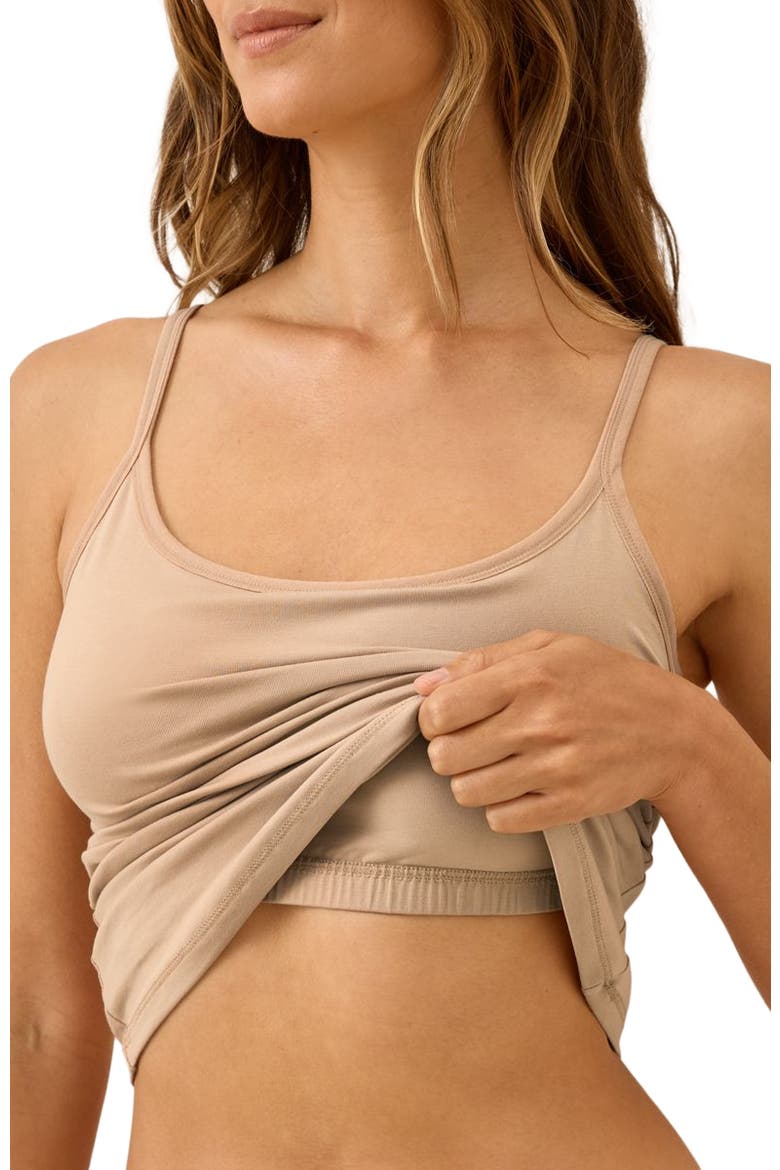 Everyday Shelf Bra Camisole, Alternate, color, Sesame