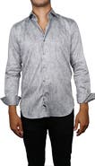Zanella Paisley Inlay Print Long Sleeve Shirt