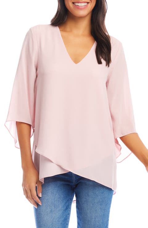 Layered Crepe Top