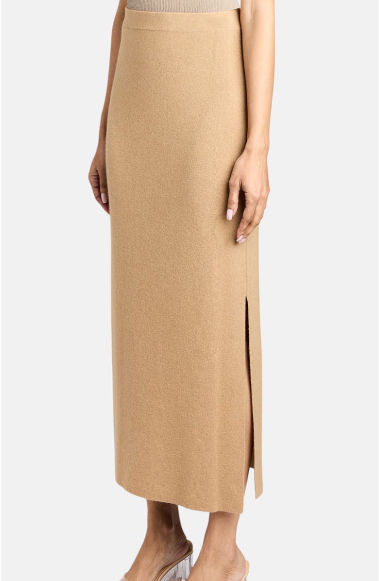 Santorelli Halle Midi Slim Cashmere Blend Knit Skirt, Alternate, color,