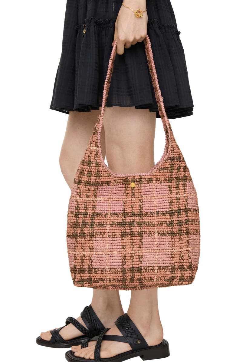 Burberry Margate Shoulder Bag, Alternate, color, Pink