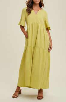 WISHLIST Cotton Gauze Maxi Dress