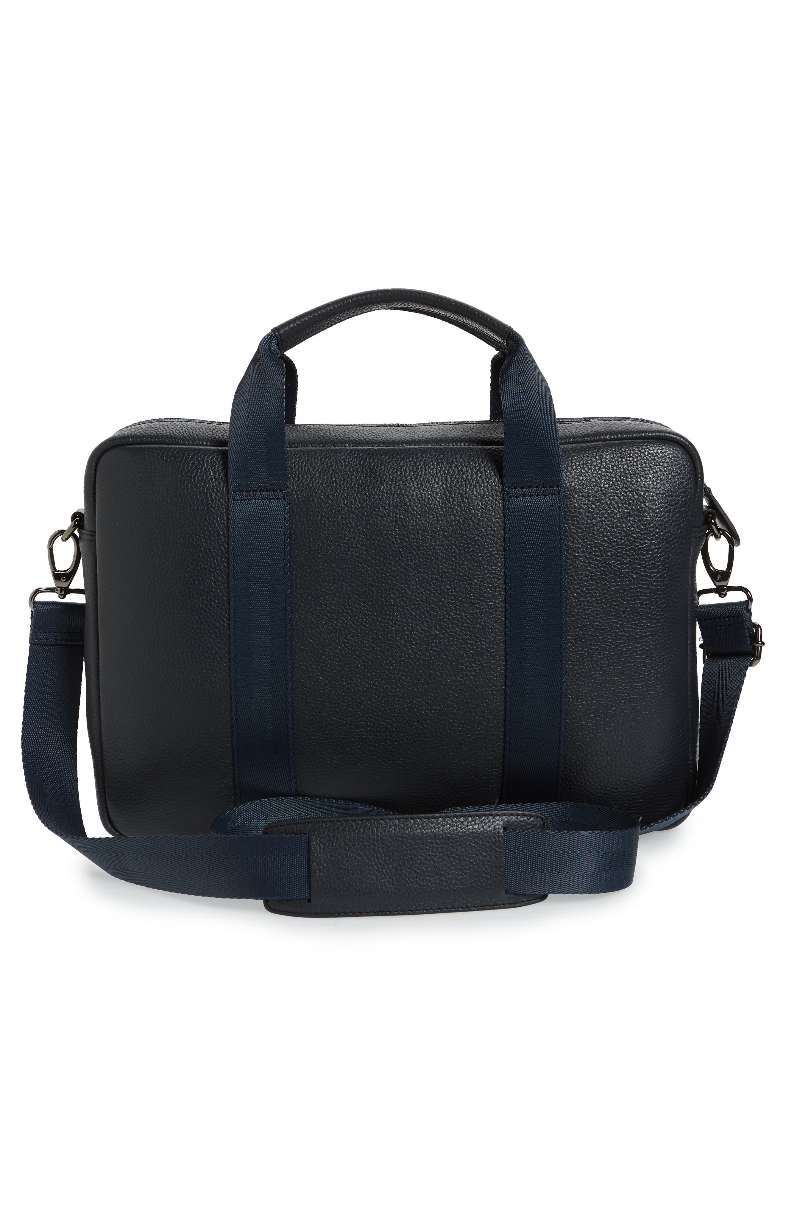 Ted Baker London Importa Leather Document Bag, Alternate, color, 