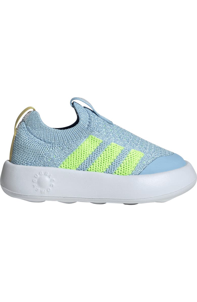 adidas Kids' Bubblecomfy Sneaker, Alternate, color, Clear Sky/ Yellow/ Orange