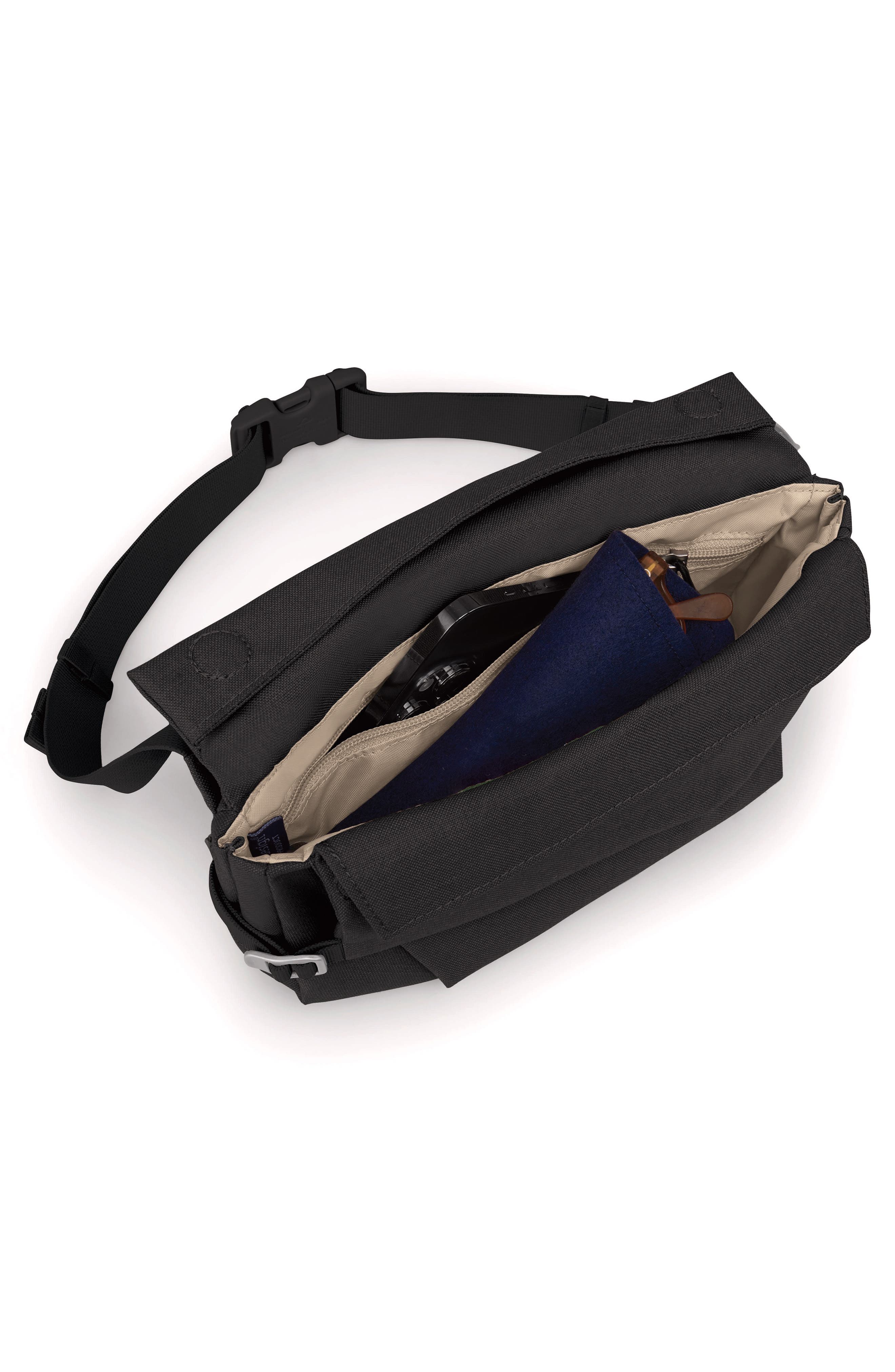 Osprey Arcane Hip Bag, Alternate, color, Black