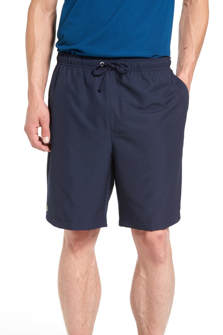 'Sport Diamante' Drawstring Athletic Shorts, Alternate, color, 166 NAVY BLUE